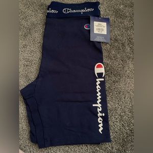 Champion Athletic Navy Bike Shorts